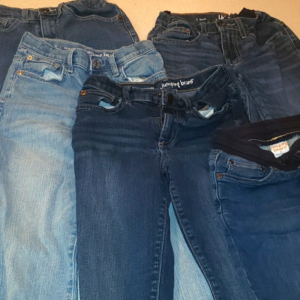 Set of 5 pairs of Boy's jeans
